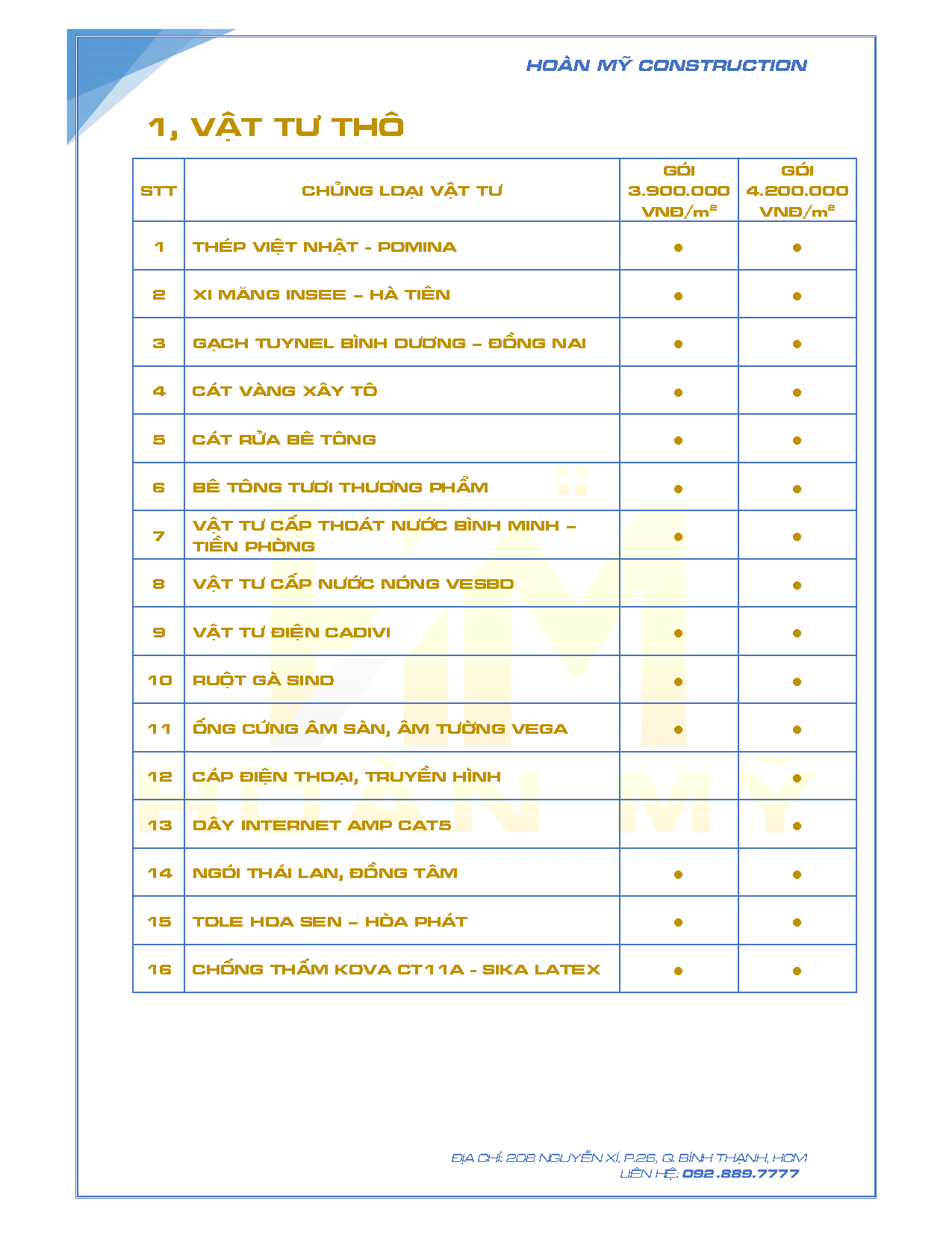 bao-gia-thi-cong, bang-bao-gia-thi-cong-phan-tho, gia-nhan-cong-hoan-thien,